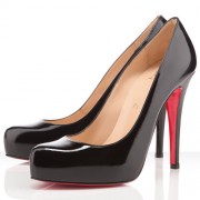 Replica Christian Louboutin Rolando 120mm Pumps Black Cheap Fake Shoes