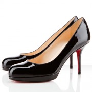 Replica Christian Louboutin Prorata 80mm Pumps Black Cheap Fake Shoes