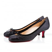 Replica Christian Louboutin Neo Mars 40mm Pumps Black Cheap Fake Shoes