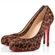 Replica Christian Louboutin New Simple 120mm Pumps Leopard Cheap Fake Shoes