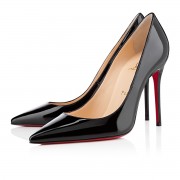 Replica Christian Louboutin Decollete 554 100mm Pumps Black Cheap Fake Shoes