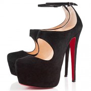 Replica Christian Louboutin Maillot 160mm Pumps Black Cheap Fake Shoes