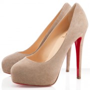 Replica Christian Louboutin Miss Clichy 140mm Pumps Taupe Cheap Fake Shoes