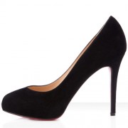 Replica Christian Louboutin New Declic 120mm Pumps Black Cheap Fake Shoes