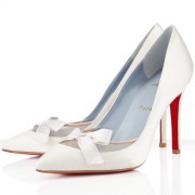 Replica Christian Louboutin Love Me 100mm Special Occasion Off White Cheap Fake Shoes