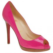 Replica Christian Louboutin Yolanda 120mm Peep Toe Pumps Rose Matador Cheap Fake Shoes