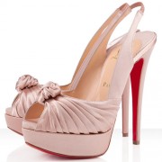 Replica Christian Louboutin Jenny 140mm Special Occasion Nude Cheap Fake Shoes