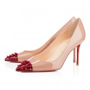 Replica Christian Louboutin Geo 80mm Pumps Nude Cheap Fake Shoes