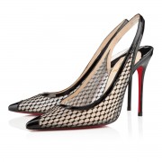 Replica Christian Louboutin Nu et Nu 100mm Sandals Black Cheap Fake Shoes