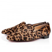 Replica Christian Louboutin Henriette Loafers Leopard Cheap Fake Shoes