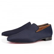 Replica Christian Louboutin Dandy Loafers Navy Cheap Fake Shoes