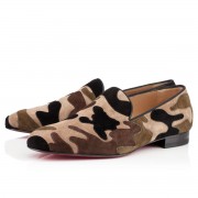 Replica Christian Louboutin Mercenaire Loafers Camouflage Cheap Fake Shoes