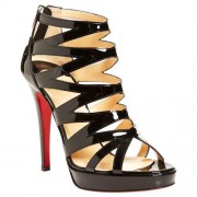 Replica Christian Louboutin Fernando 120mm Sandals Black Cheap Fake Shoes