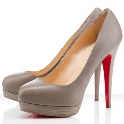 Replica Christian Louboutin Bianca 160mm Platforms Taupe Cheap Fake Shoes