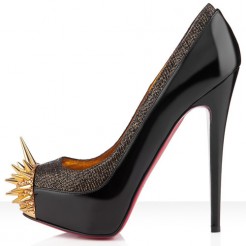 Replica Christian Louboutin Asteroid 140mm Platforms Black Cheap Fake Shoes