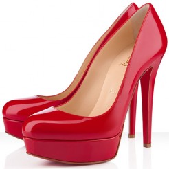 Replica Christian Louboutin Bianca 140mm Platforms Red Cheap Fake Shoes