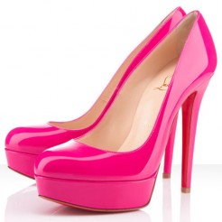 Replica Christian Louboutin Bianca 140mm Platforms Pink Cheap Fake Shoes