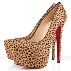 Replica Christian Louboutin Daffodile 160mm Platforms Leopard Cheap Fake Shoes