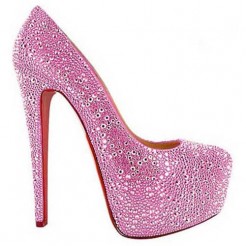 Replica Christian Louboutin Daffodile 160mm Platforms Pink Cheap Fake Shoes