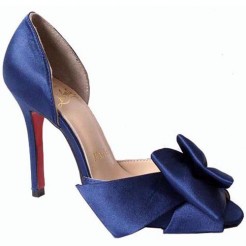 Replica Christian Louboutin Anemone 120mm Special Occasion Blue Cheap Fake Shoes