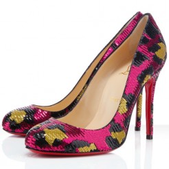 Replica Christian Louboutin Fifi 100mm Pumps Multicolor Cheap Fake Shoes