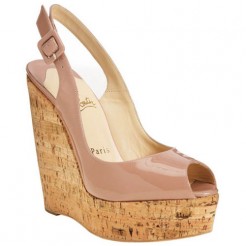 Replica Christian Louboutin Uue Plume 140mm Wedges Pink Cheap Fake Shoes
