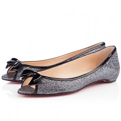 Replica Christian Louboutin Milady Ballerinas Grey Cheap Fake Shoes