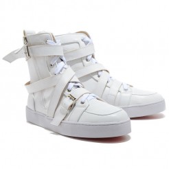Replica Christian Louboutin Spacer Sneakers White Cheap Fake Shoes