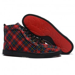 Replica Christian Louboutin Rantulow Sneakers Red Cheap Fake Shoes