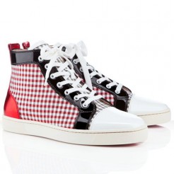 Replica Christian Louboutin Louis Sneakers Red Cheap Fake Shoes