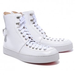 Replica Christian Louboutin Alfie Sneakers White Cheap Fake Shoes