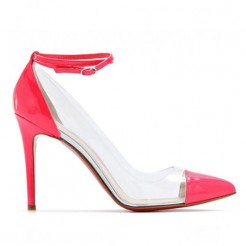 Replica Christian Louboutin Bis Un Bout 100mm Pumps Pink Cheap Fake Shoes