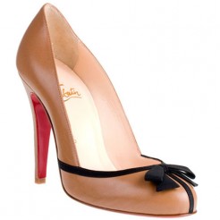 Replica Christian Louboutin Lavalliere 100mm Pumps Taupe Cheap Fake Shoes