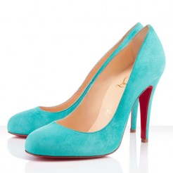 Replica Christian Louboutin Ron Ron 100mm Pumps Caraibes Cheap Fake Shoes