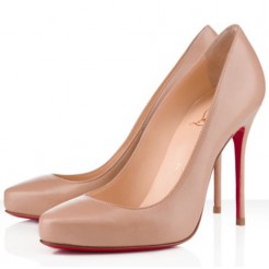 Replica Christian Louboutin Elisa 100mm Pumps Nude Cheap Fake Shoes