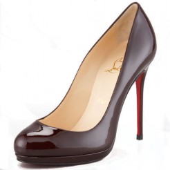 Replica Christian Louboutin Filo 120mm Pumps Dark Red Cheap Fake Shoes