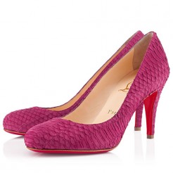 Replica Christian Louboutin Ron Ron 80mm Pumps Rose Matador Cheap Fake Shoes