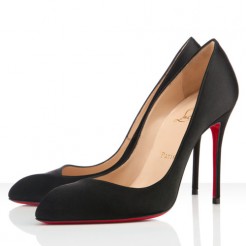 Replica Christian Louboutin Corneille 100mm Pumps Black Cheap Fake Shoes