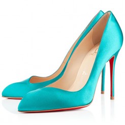 Replica Christian Louboutin Corneille 100mm Pumps Caraibes Cheap Fake Shoes