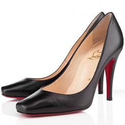 Replica Christian Louboutin Particule 100mm Pumps Black Cheap Fake Shoes