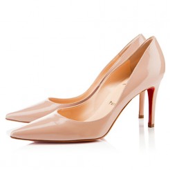 Replica Christian Louboutin New Decoltissimo 80mm Pumps Nude Cheap Fake Shoes