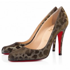 Replica Christian Louboutin Decollete 868 100mm Pumps Leopard Cheap Fake Shoes