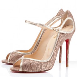 Replica Christian Louboutin 1en8 100mm Peep Toe Pumps Multicolor Cheap Fake Shoes