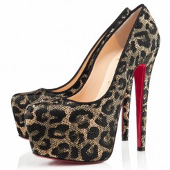 Replica Christian Louboutin Daffodile 160mm Platforms Black Cheap Fake Shoes