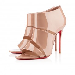 Replica Christian Louboutin Cachottiere 100mm Sandals Nude Cheap Fake Shoes