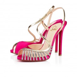 Replica Christian Louboutin Scoubridou 120mm Sandals Grenadine Cheap Fake Shoes