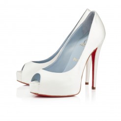Replica Christian Louboutin Vendome 120mm Special Occasion Off White Cheap Fake Shoes