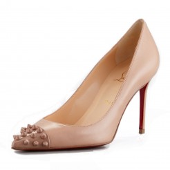 Replica Christian Louboutin Geo 80mm Pumps Nude Cheap Fake Shoes