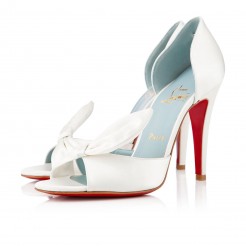 Replica Christian Louboutin Livre 100mm Special Occasion Off White Cheap Fake Shoes