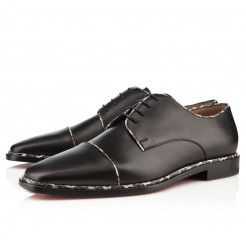 Replica Christian Louboutin Bruno Orlato Loafers Black Cheap Fake Shoes